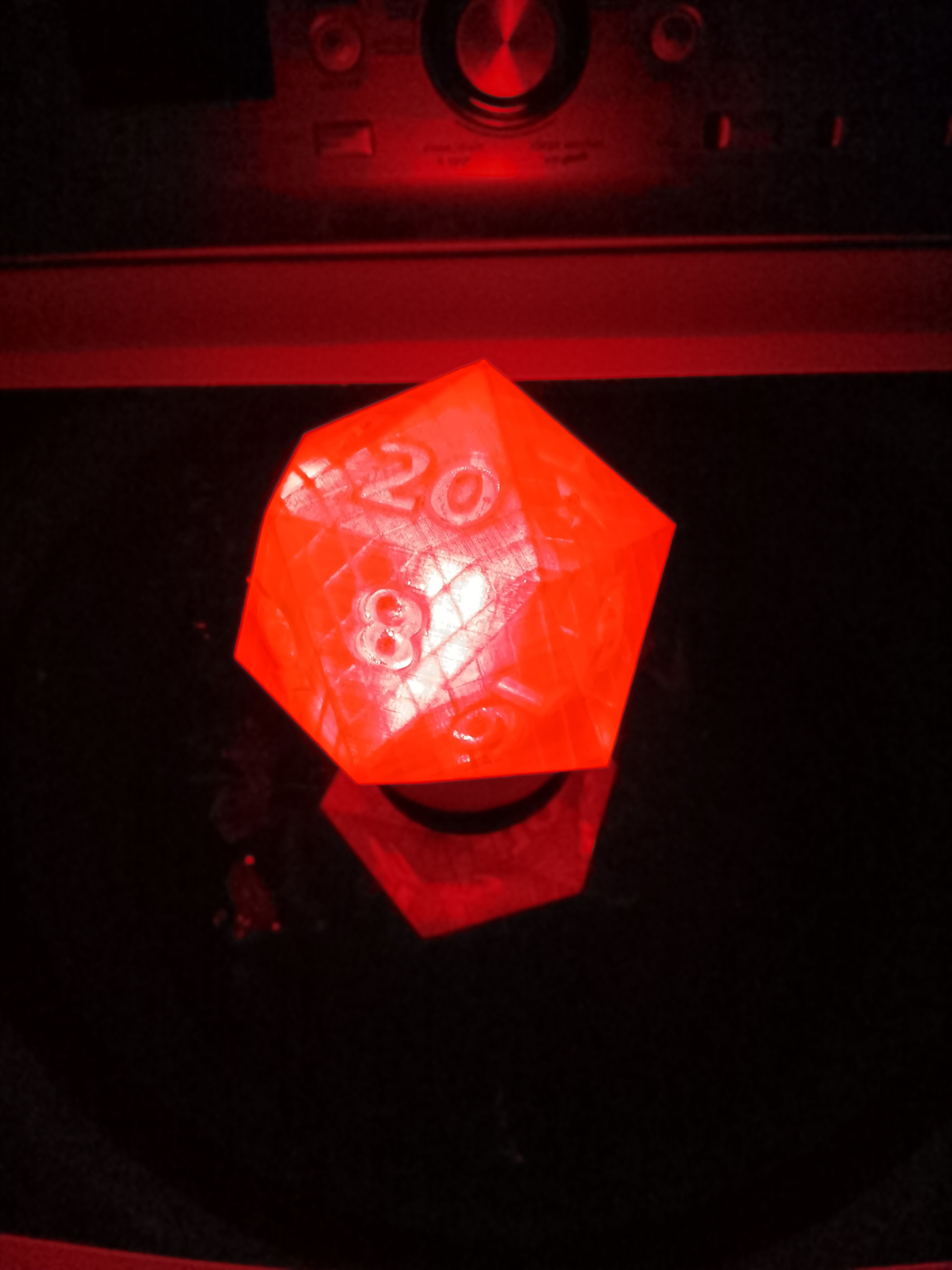 D20 Lamp and stand 3D print model_8