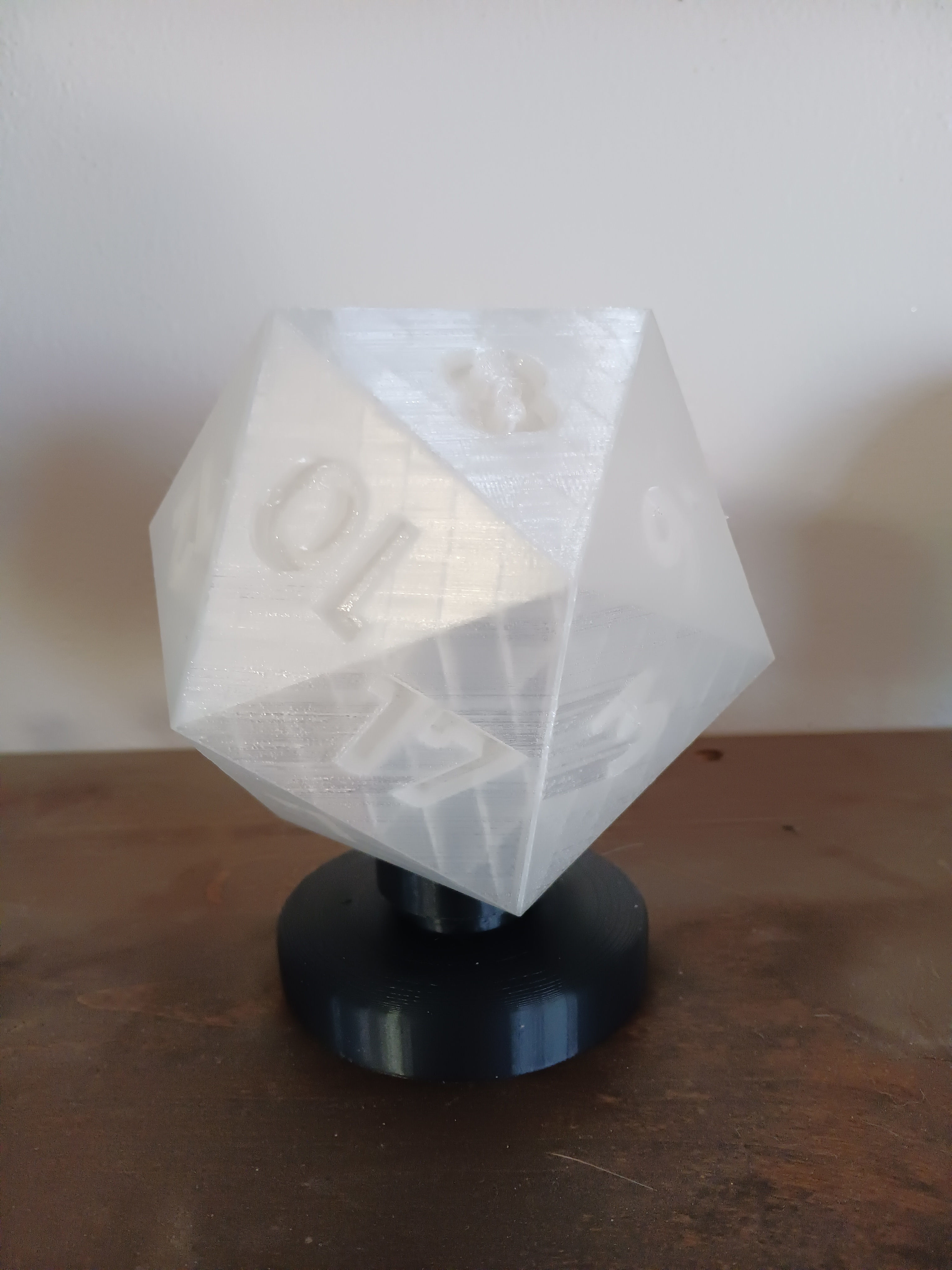 D20 Lamp and stand 3D print model_1