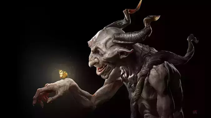 Goblin - 3D Sculpting - High Poly  3D print model