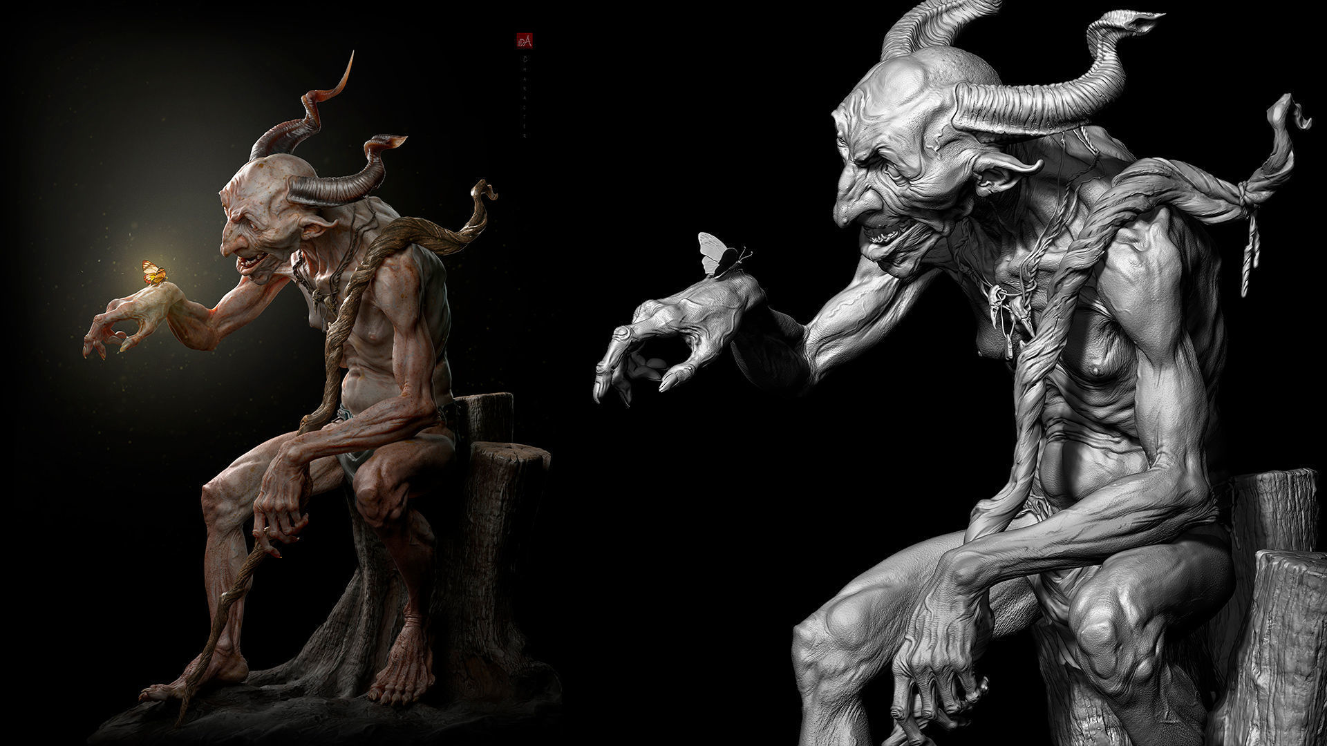 Goblin - 3D Sculpting - High Poly  3D print model_2
