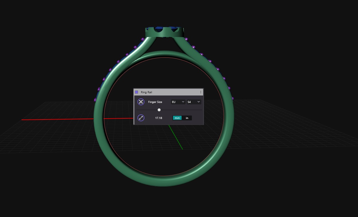 engagement ring 3D print model_14