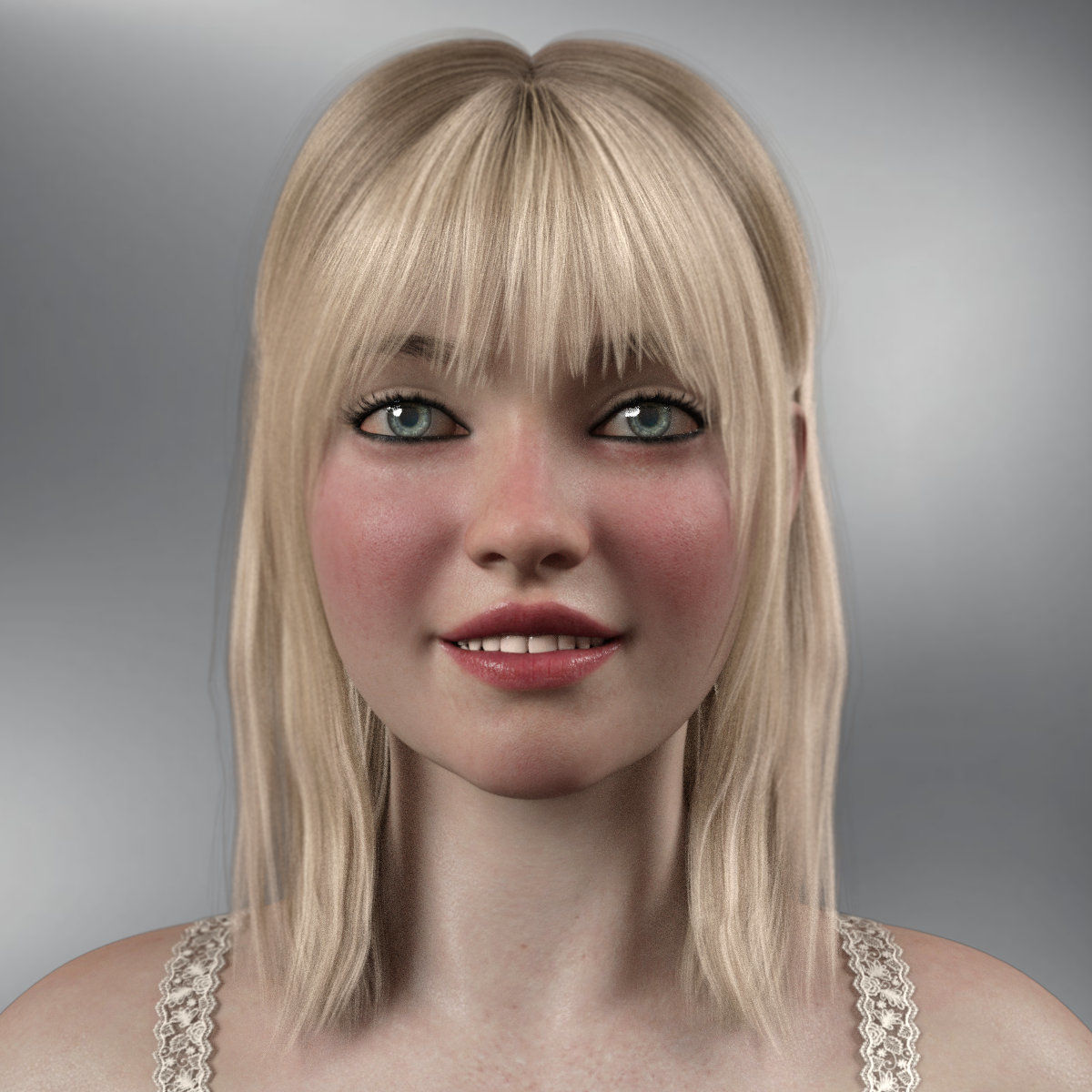 Liana V2 Width High Quality Textures for G8 Female 3D model_2