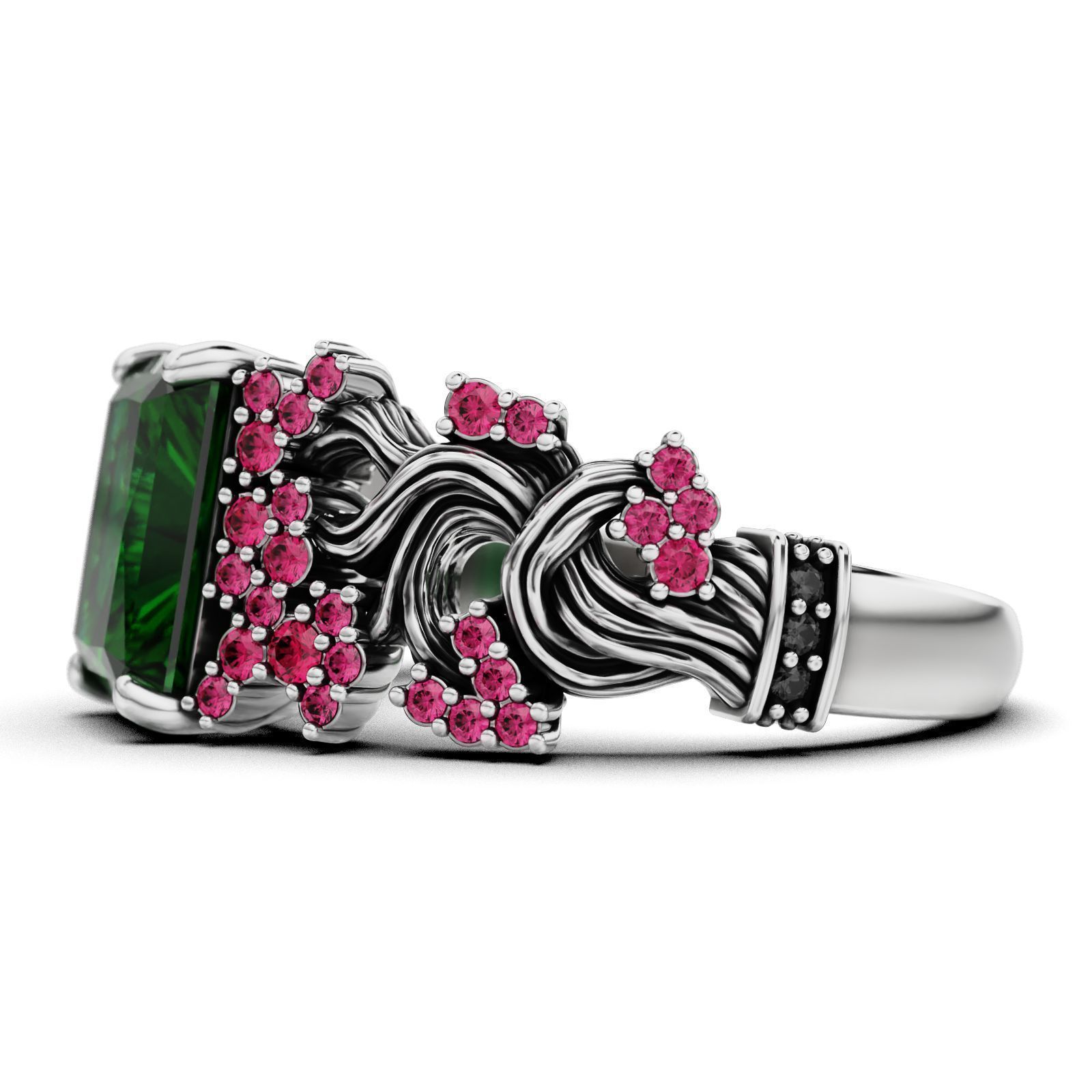 Bonsai Tree Ring 3dm stl render detail 3D print model_8