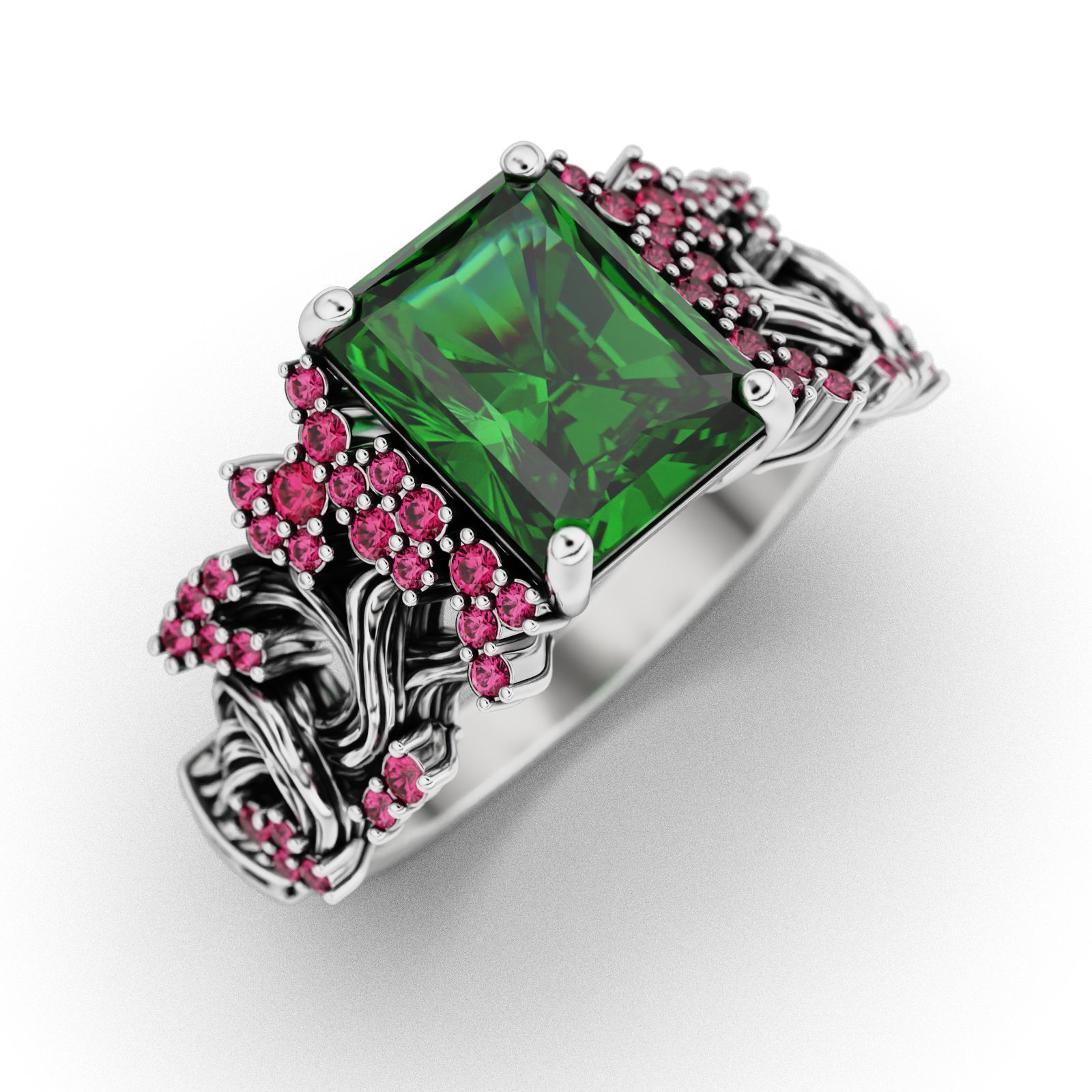 Bonsai Tree Ring 3dm stl render detail 3D print model_3