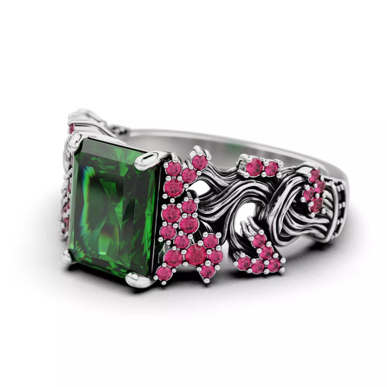 Bonsai Tree Ring 3dm stl render detail 3D print model_0