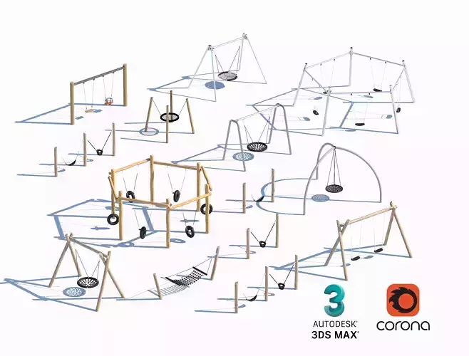 Comprehensive Playground Equipment Set for Urban Parks