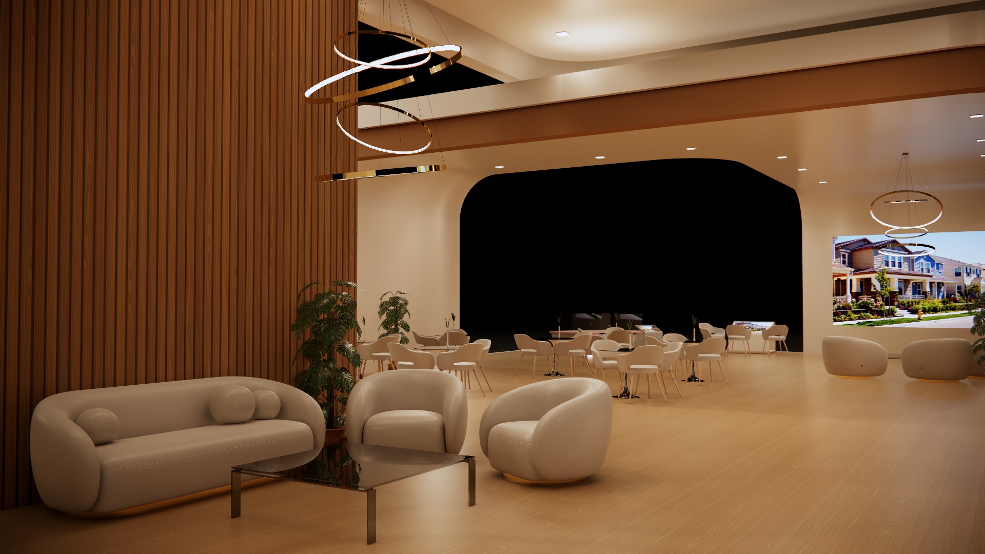 Real estate booth 28m x 20m  3D model_16