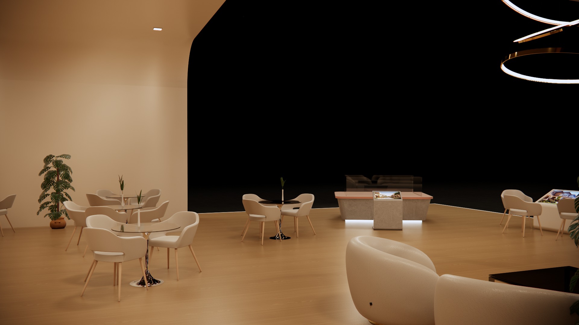 Real estate booth 28m x 20m  3D model_17