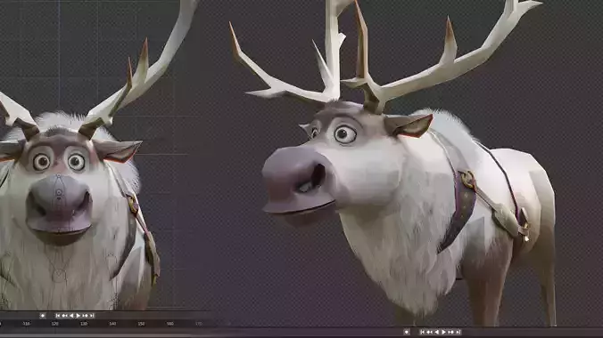 Sven Frozen FBX Blend