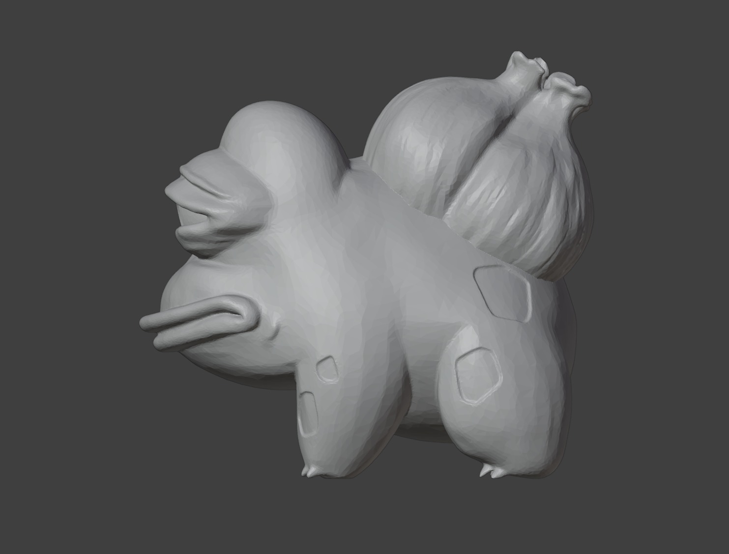 Pepe the Frog Bulbasaur 3D print model_5