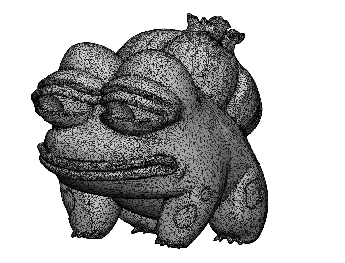 Pepe the Frog Bulbasaur 3D print model_1