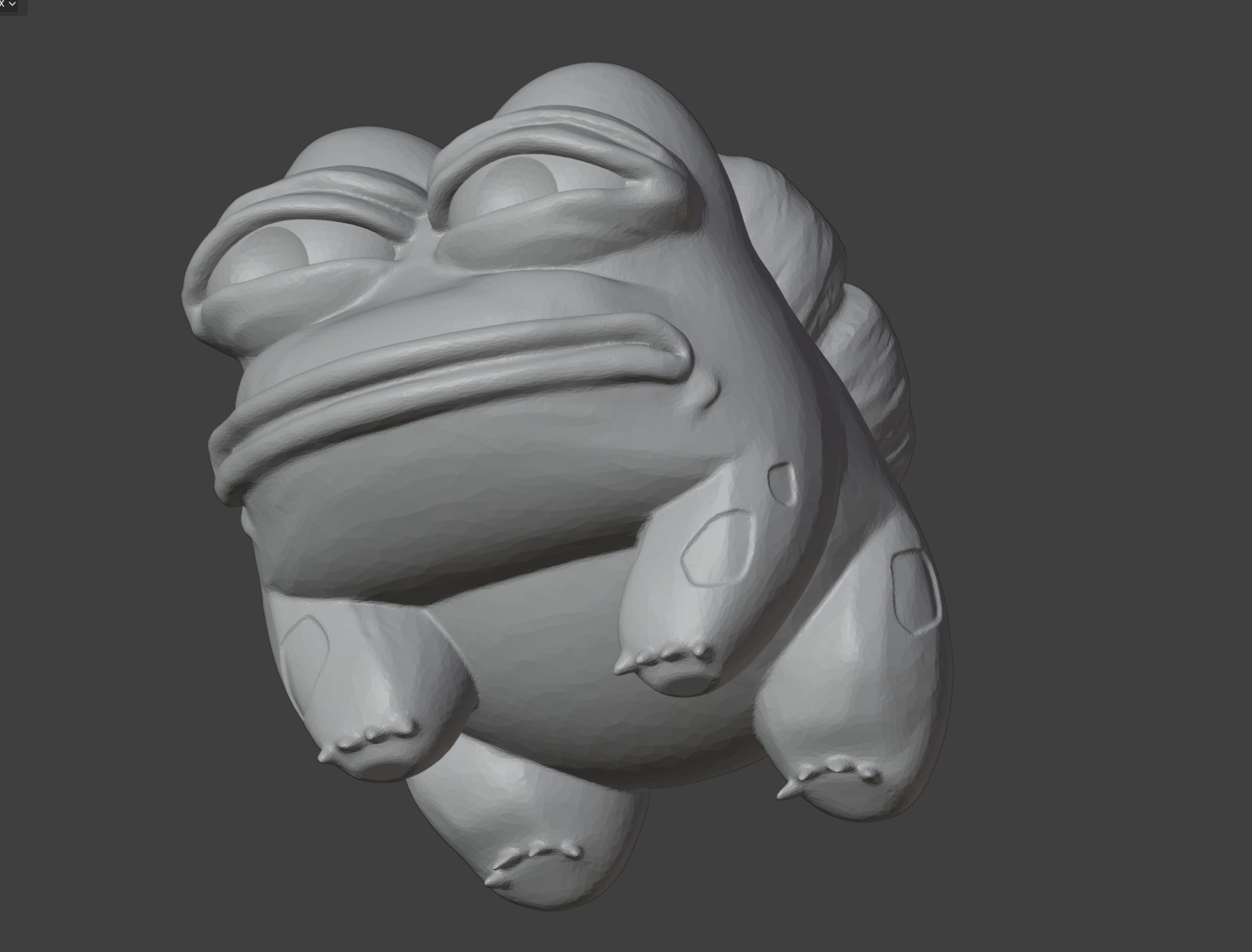 Pepe the Frog Bulbasaur 3D print model_7