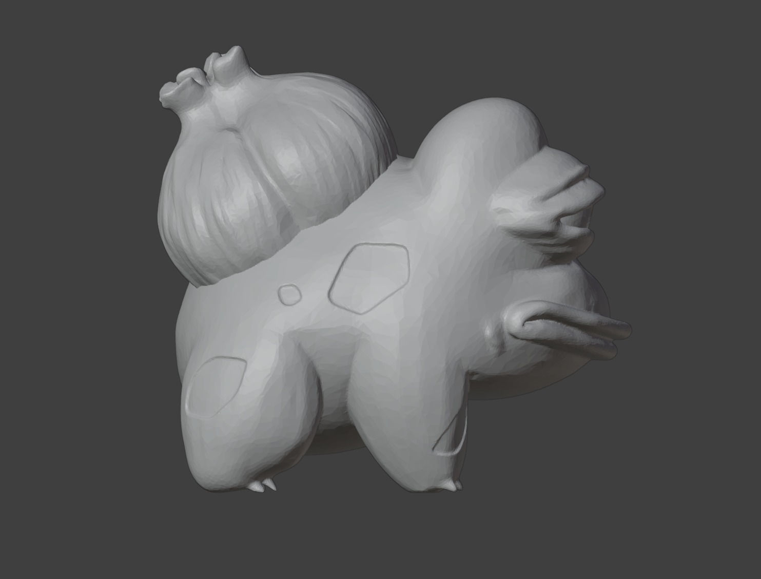 Pepe the Frog Bulbasaur 3D print model_4