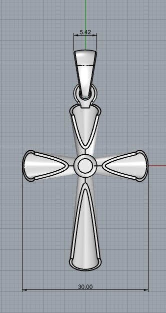 Cross 3d print 3D print model_5