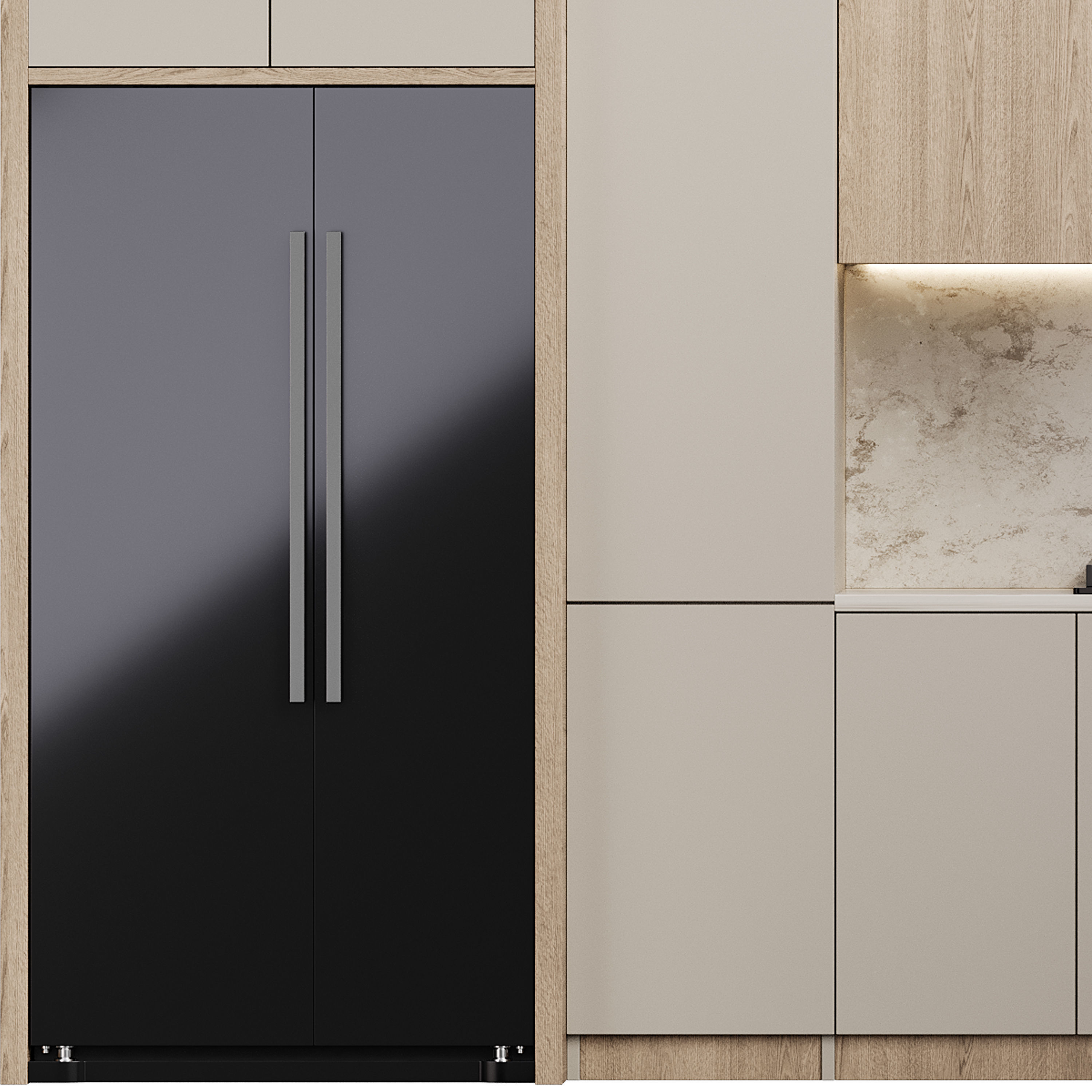 Modern kitchen 08 3D model_10