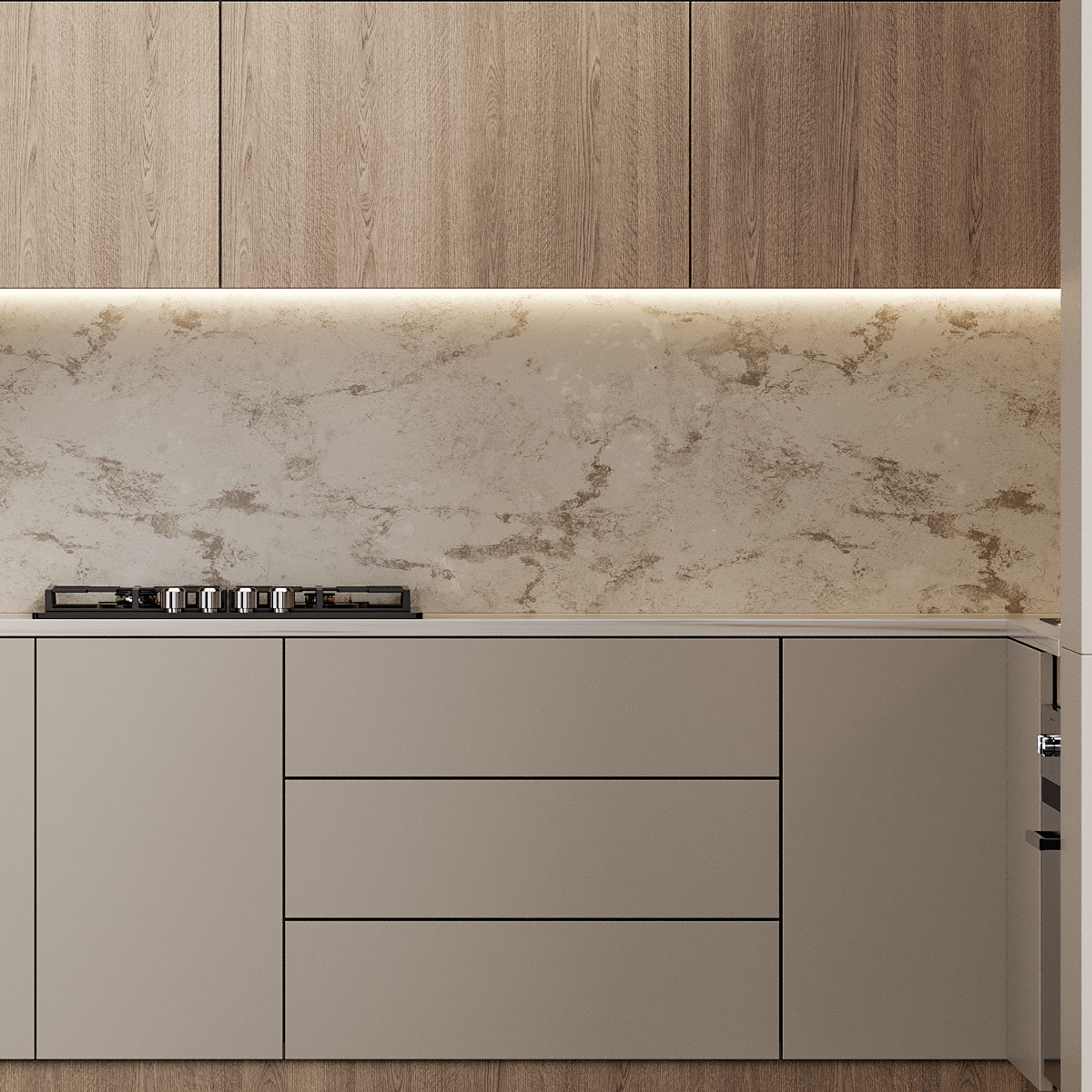 Modern kitchen 08 3D model_12