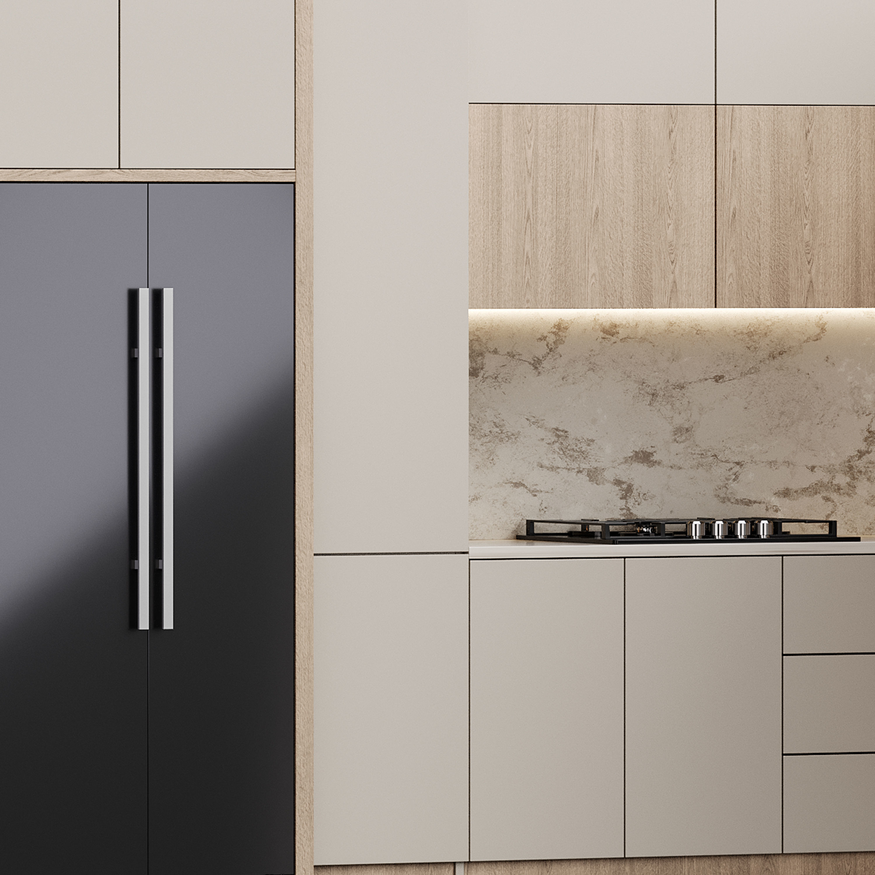 Modern kitchen 08 3D model_6