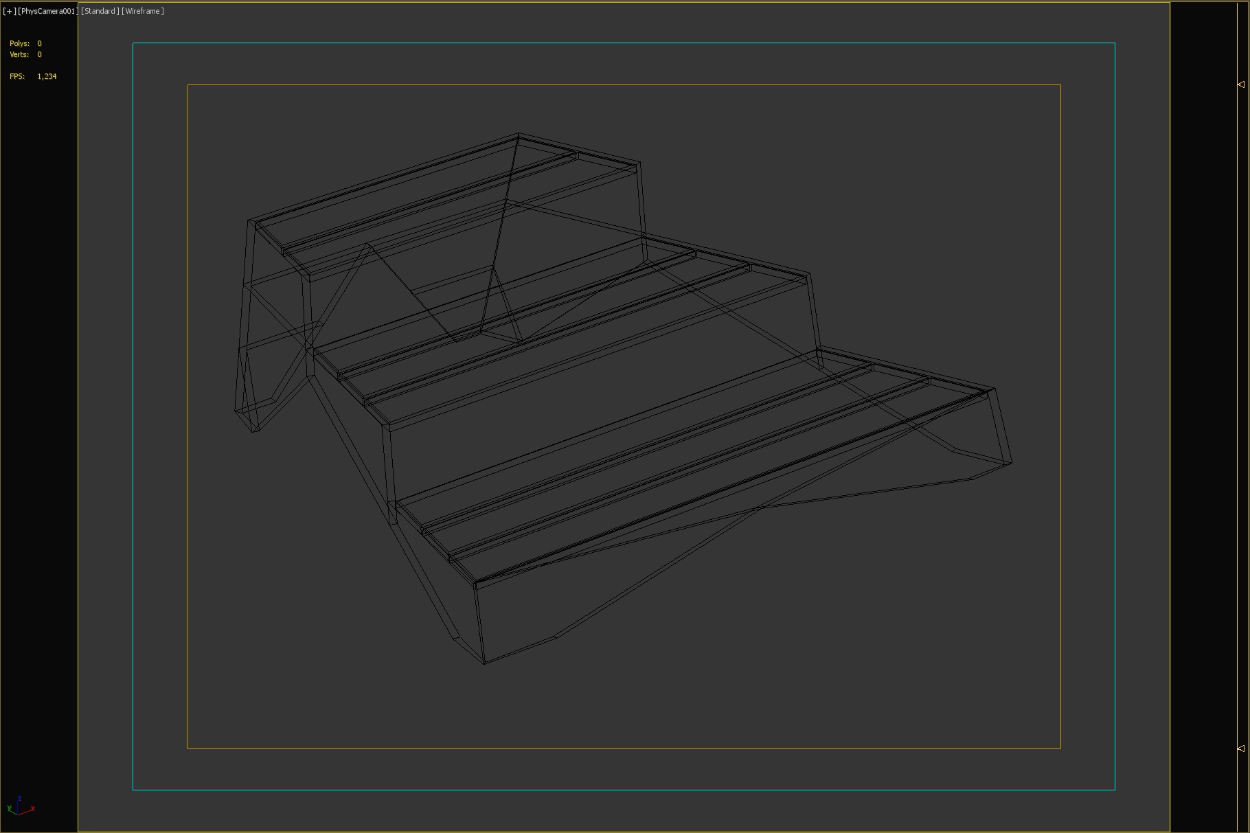 Modern Tiered Seating Platform for Outdoor Spaces 3D model_4