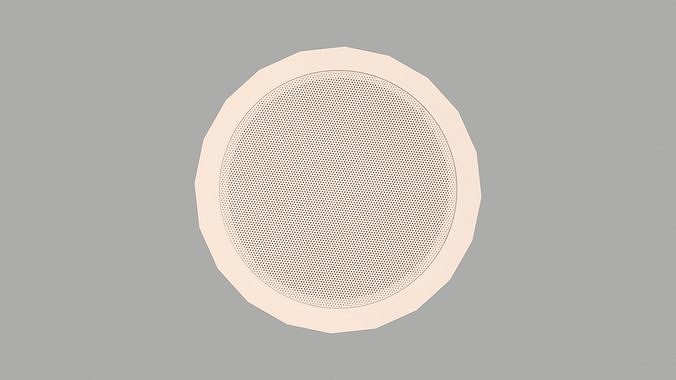Speaker Low-poly 3D model