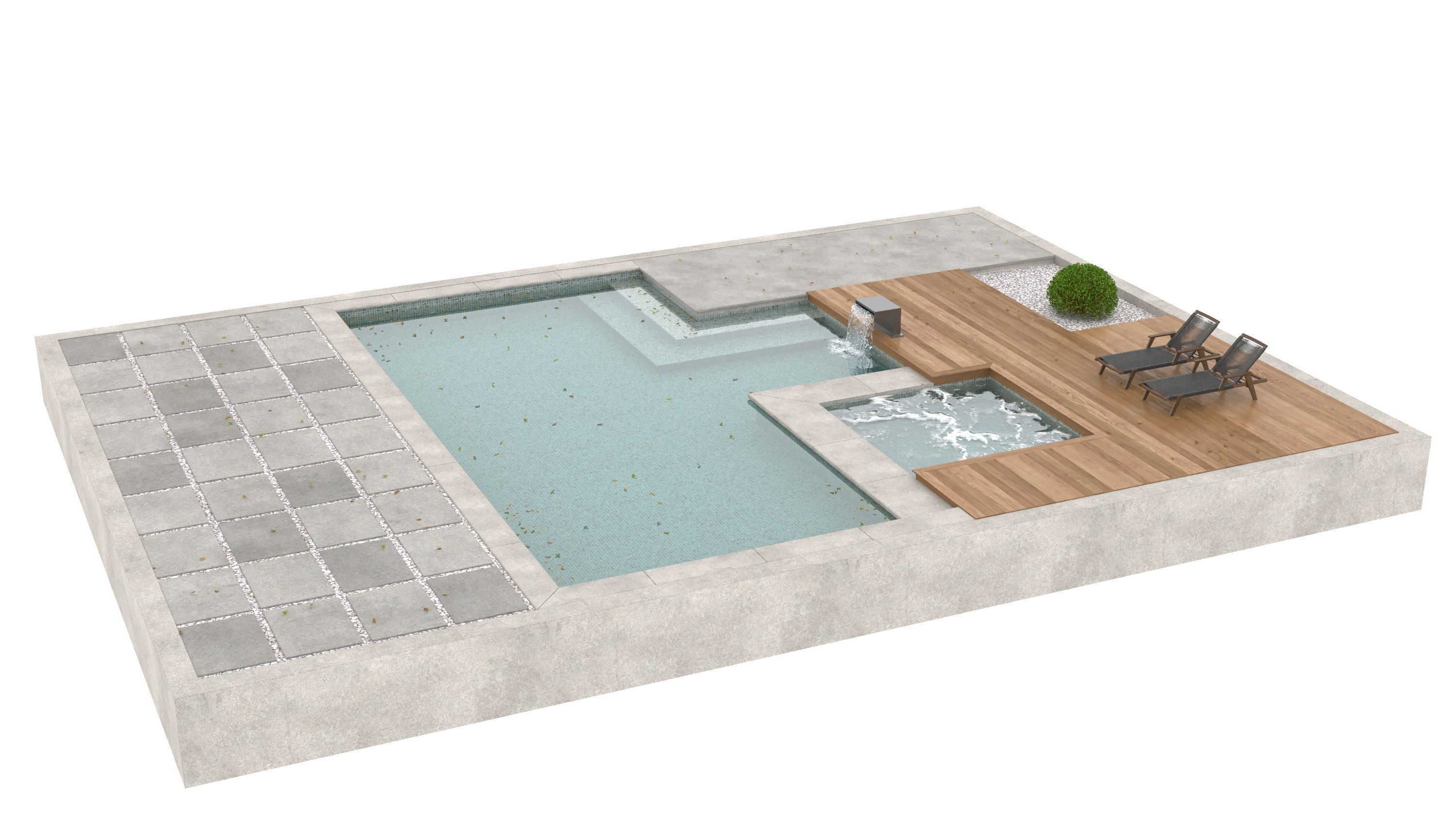 Swimming Pool 3 3D model_2