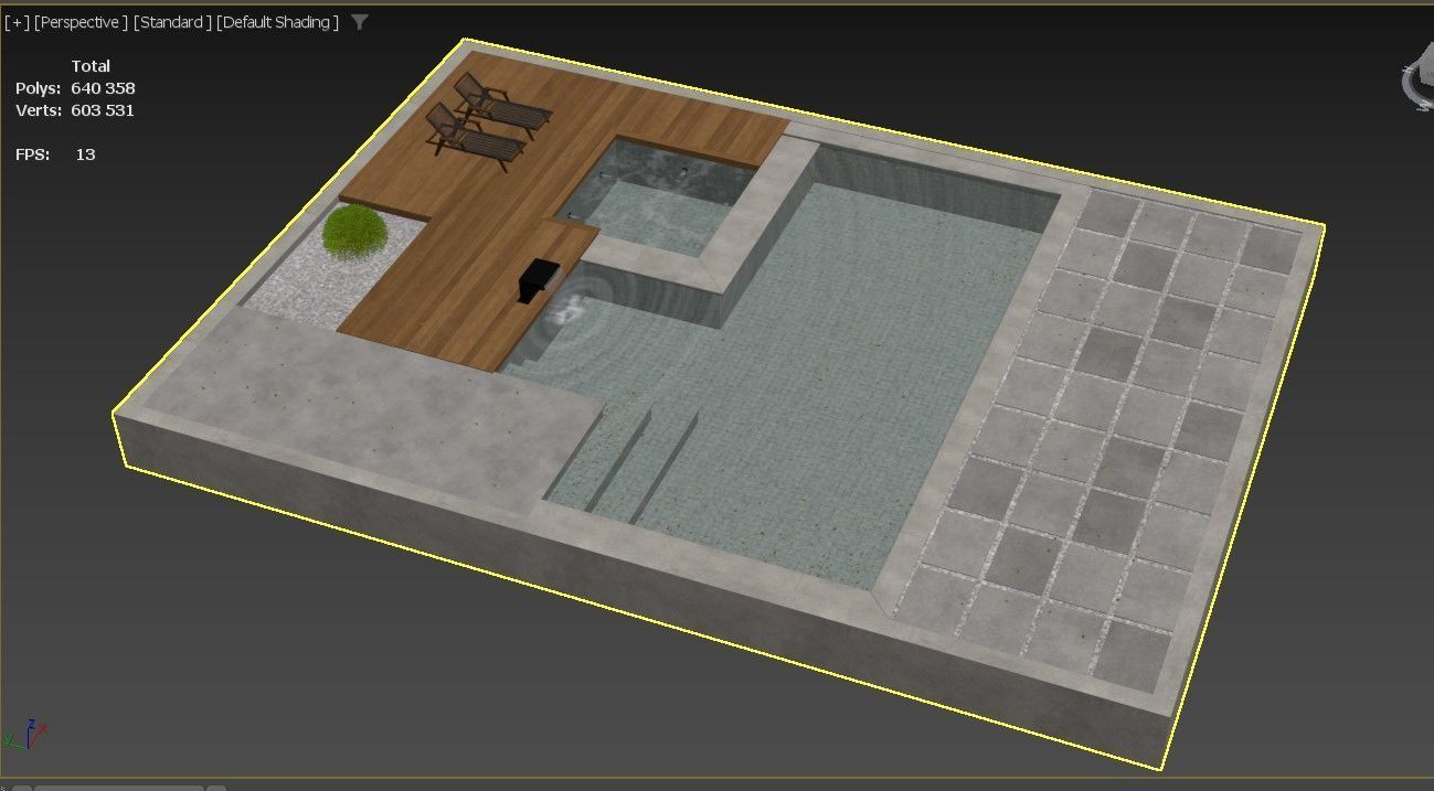 Swimming Pool 3 3D model_7