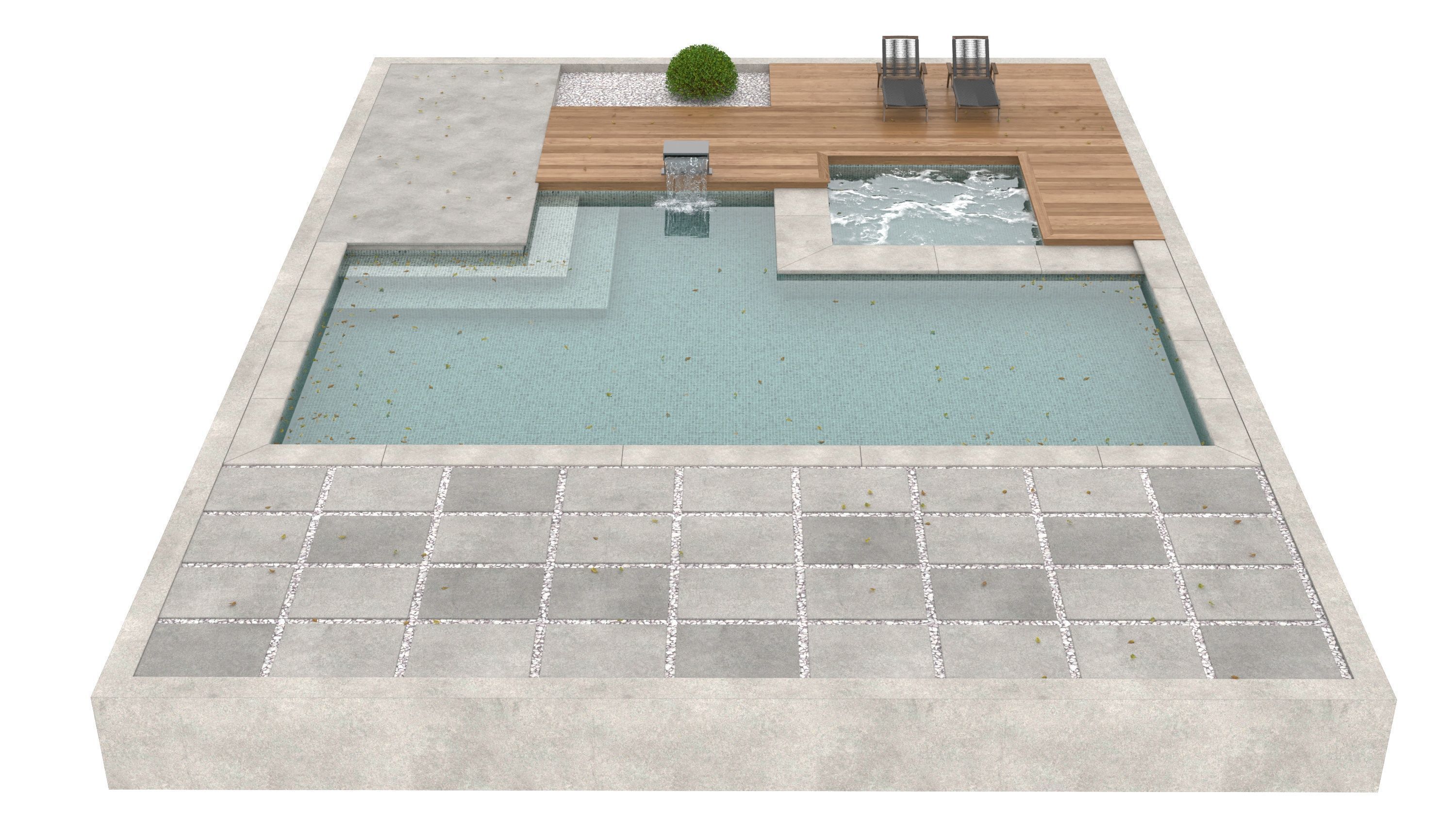 Swimming Pool 3 3D model_3