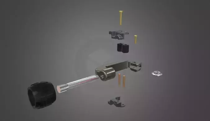 Tube cutter 3D model