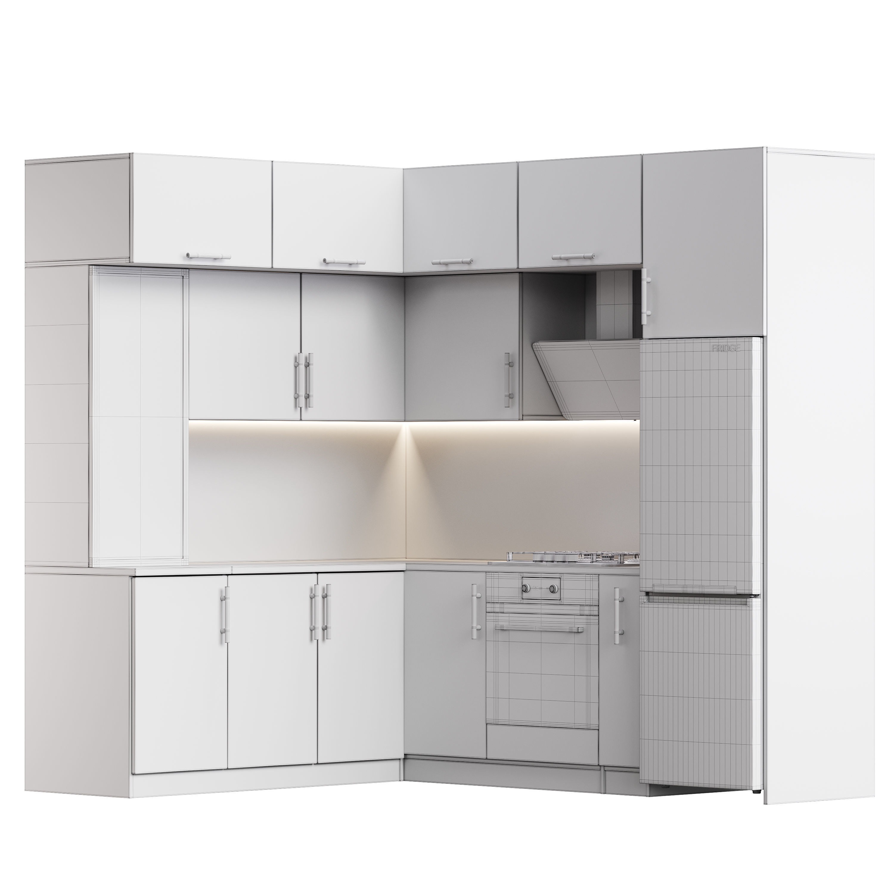Modern kitchen 09 3D model_14