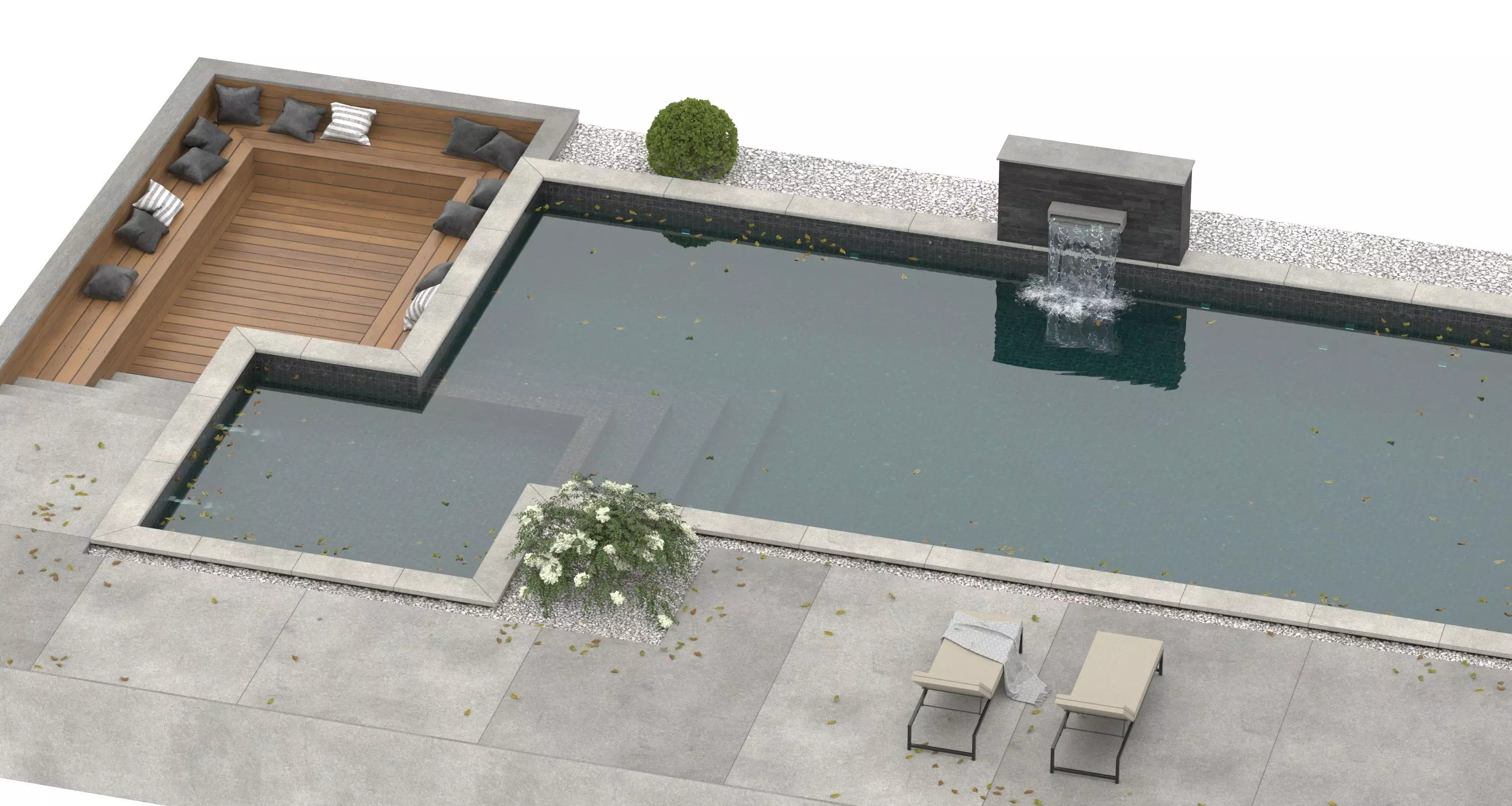 Swimming Pool 4 3D model_0