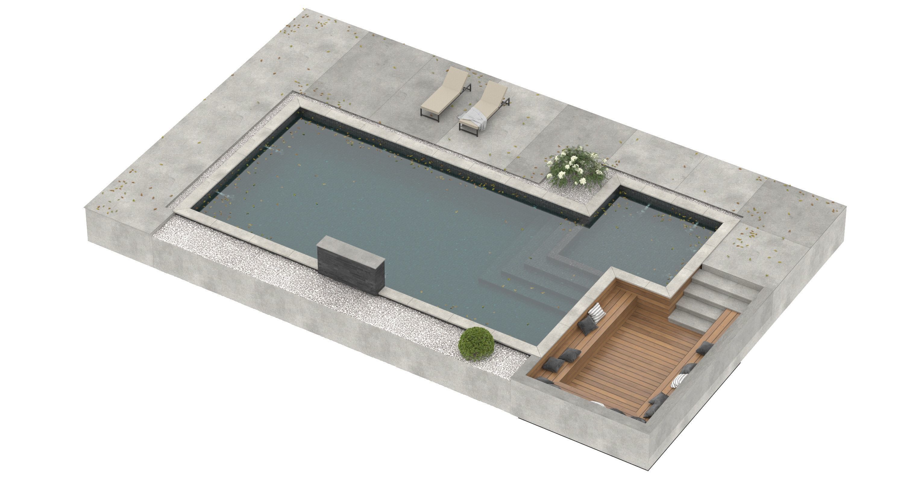 Swimming Pool 4 3D model_3