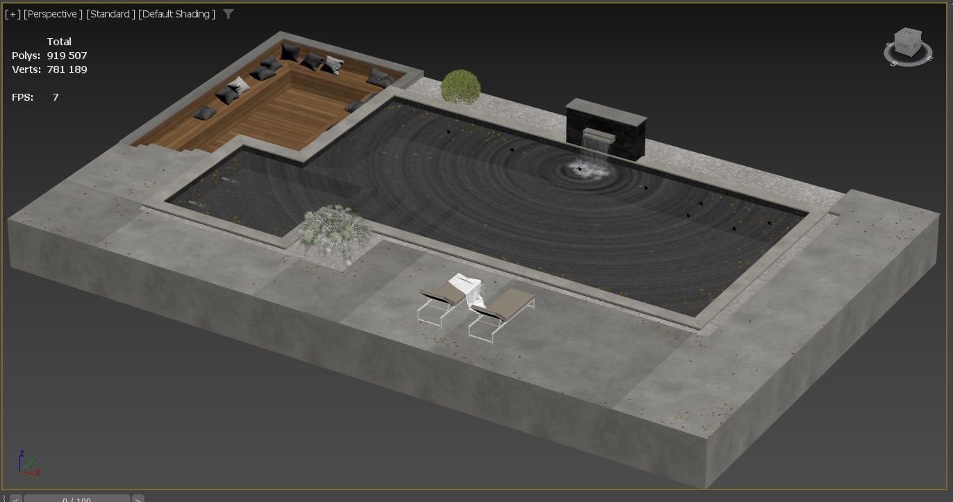 Swimming Pool 4 3D model_6