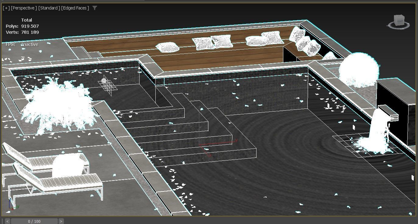 Swimming Pool 4 3D model_5