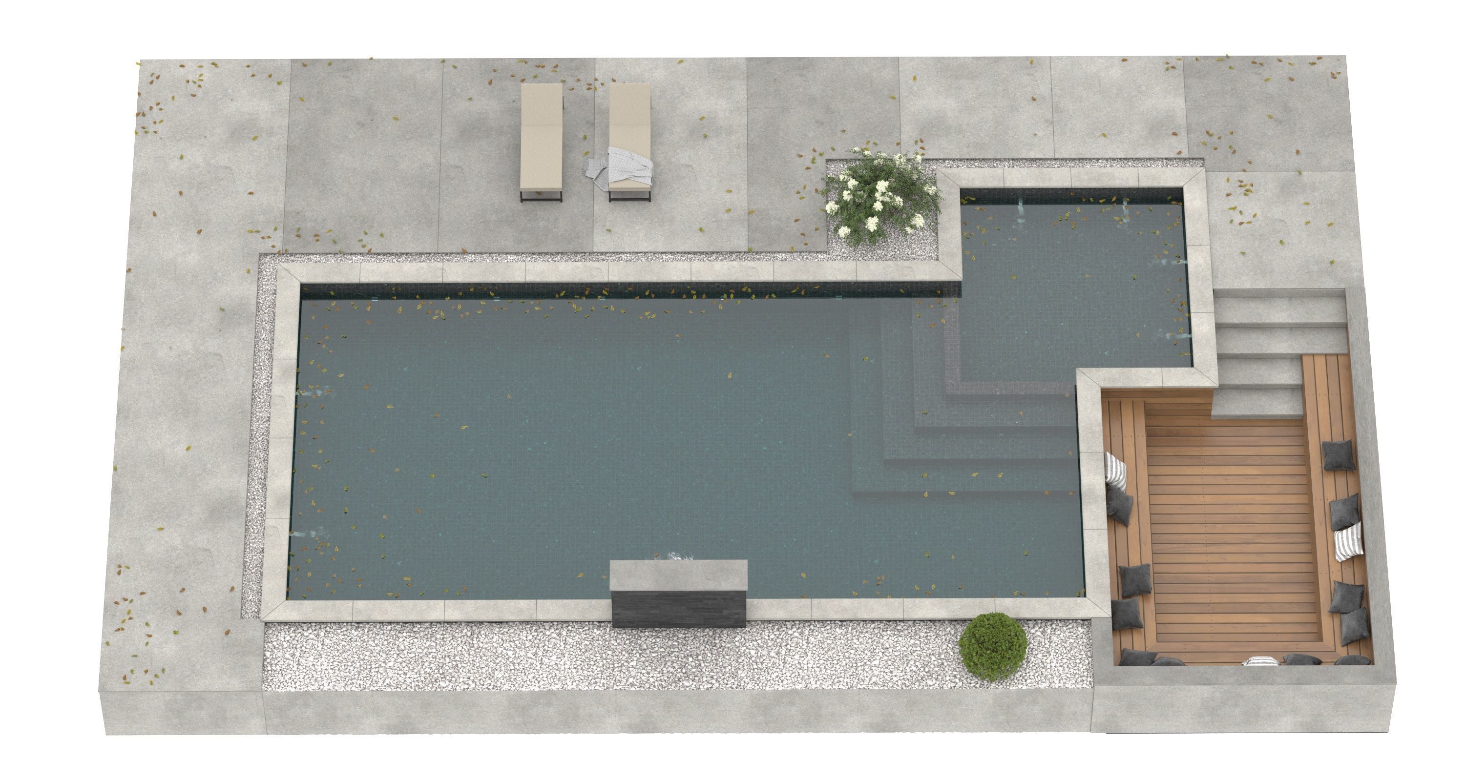 Swimming Pool 4 3D model_2