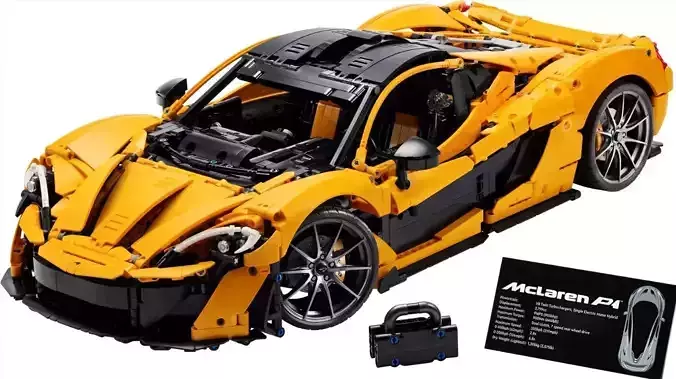 PixelBricks3D - LEGO McLaren P1  3D print model