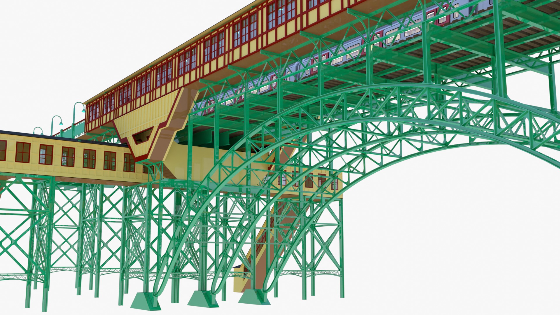 London metro station VI 3D model_5