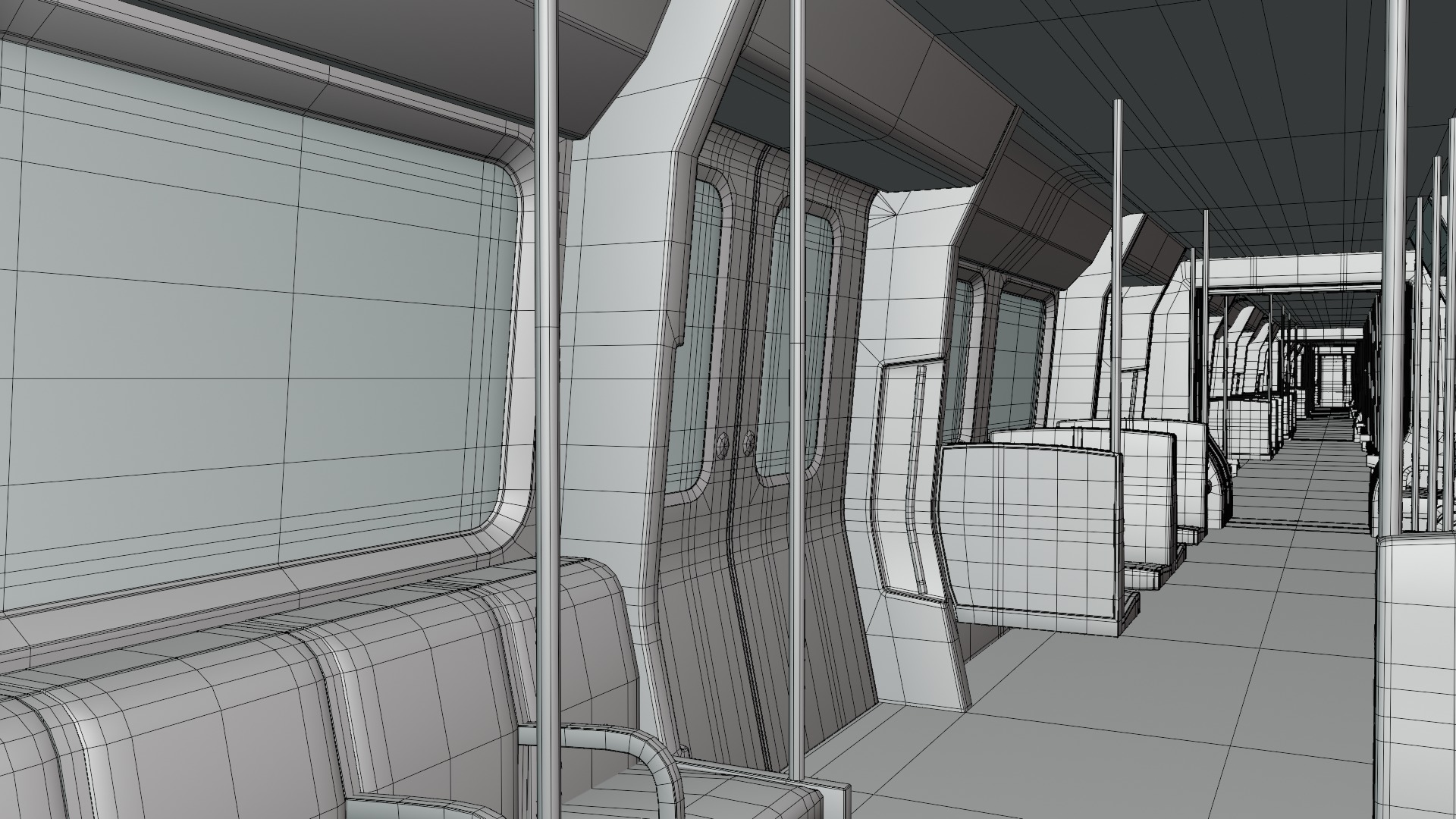 London metro station VI 3D model_10
