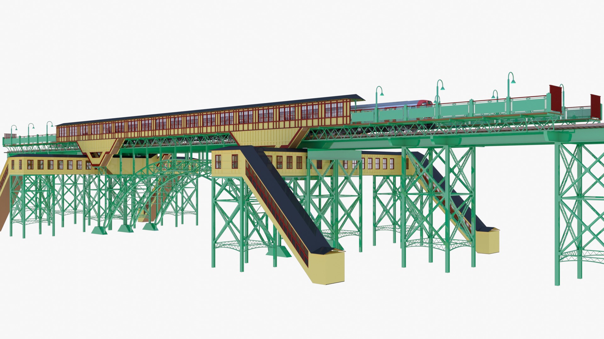 London metro station VI 3D model_11