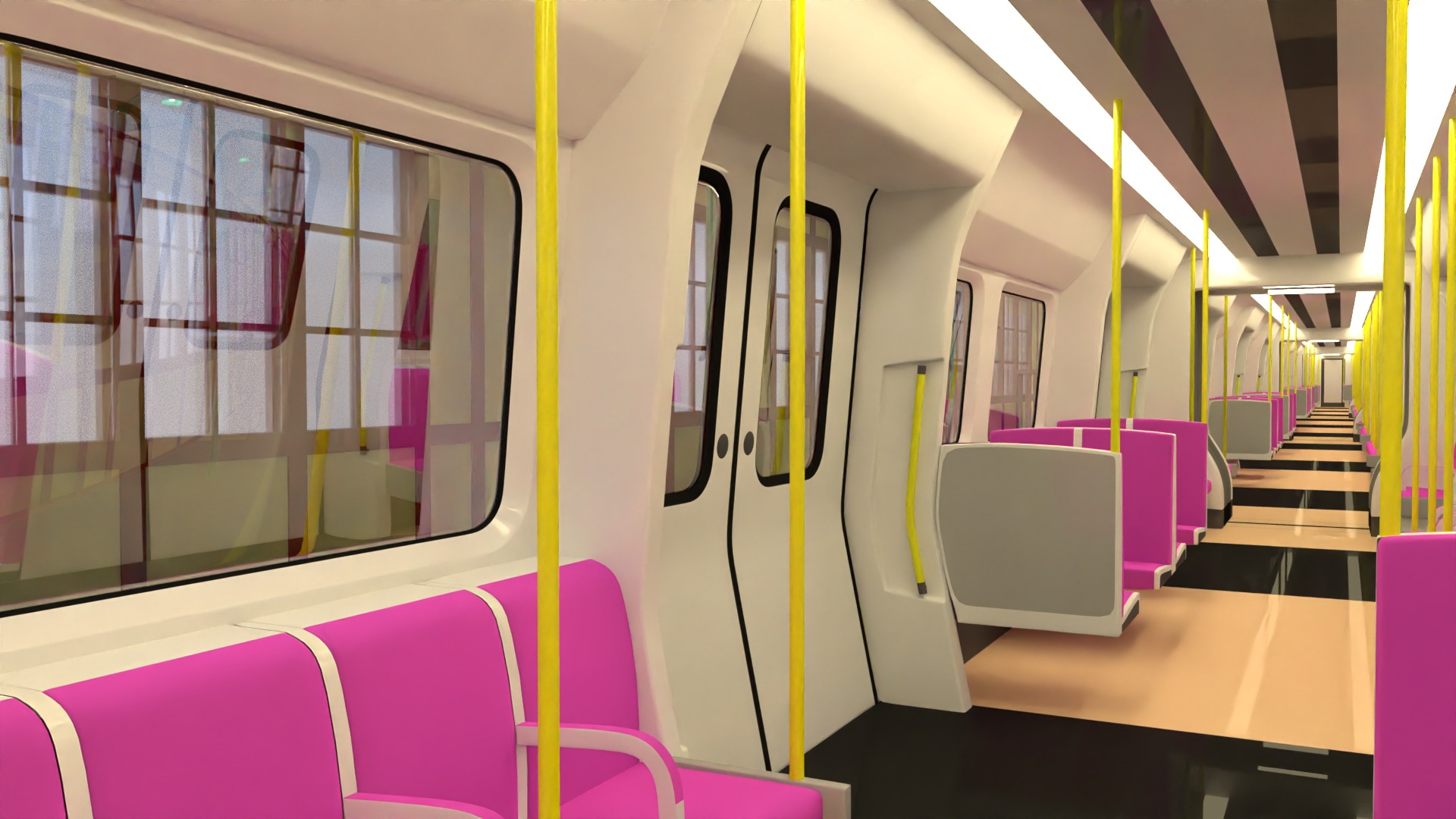 London metro station VI 3D model_9