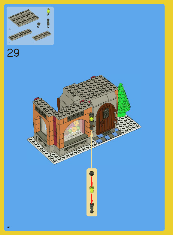 TwindBricks3D - 10216 Winter Village-Bakery 3D print model_72