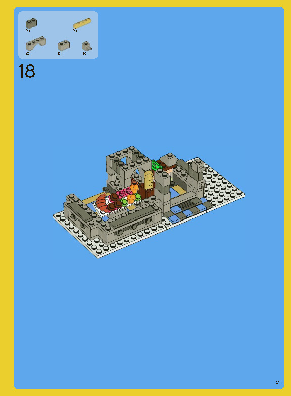 TwindBricks3D - 10216 Winter Village-Bakery 3D print model_61