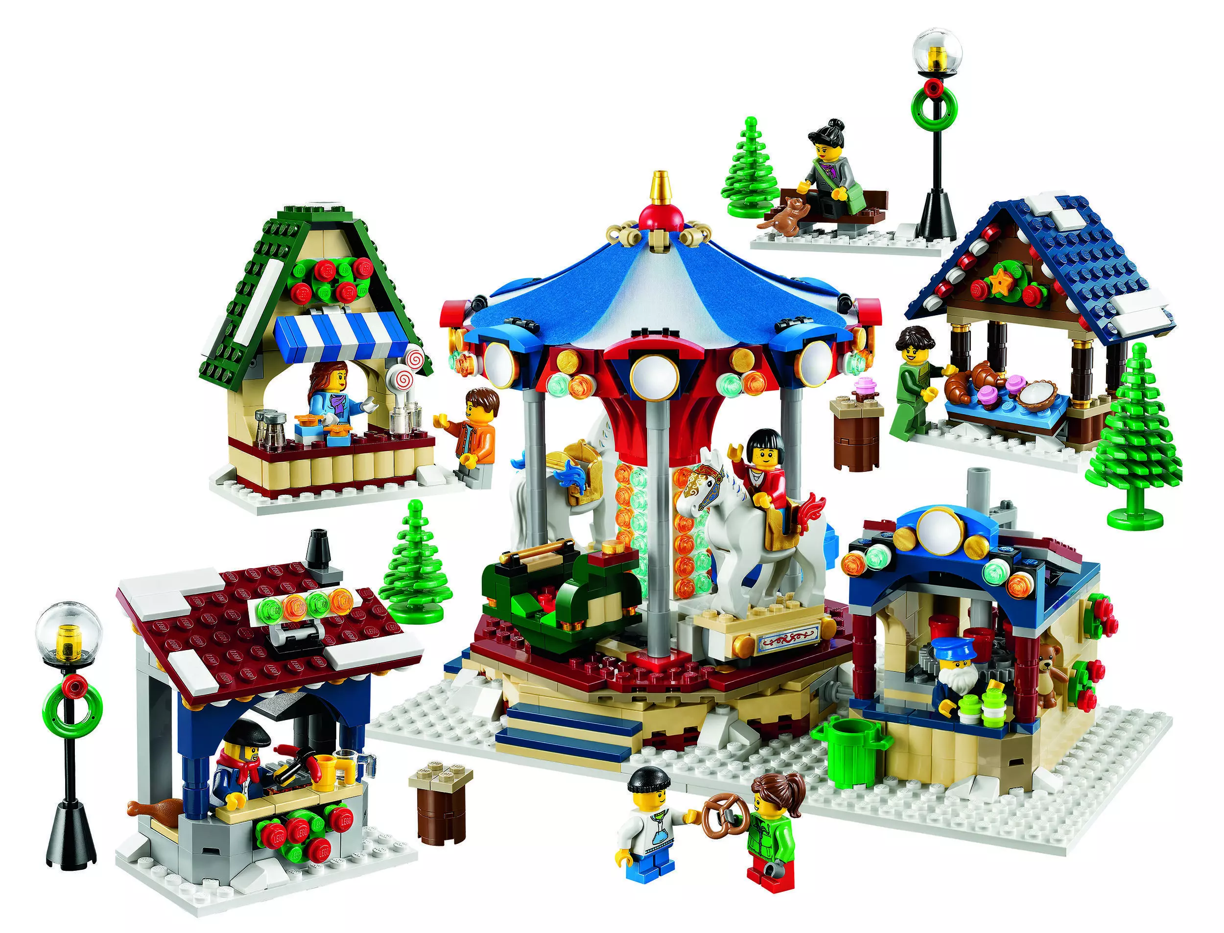 TwindBricks3D - 10235 Winter Village Market 3D print model_0