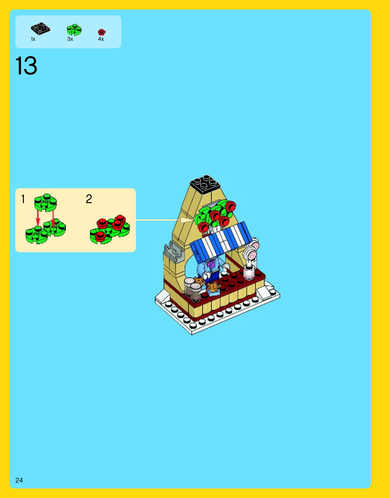 TwindBricks3D - 10235 Winter Village Market 3D print model_45