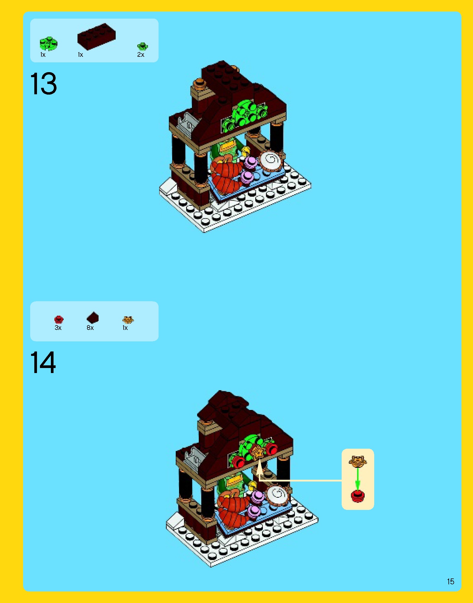 TwindBricks3D - 10235 Winter Village Market 3D print model_16