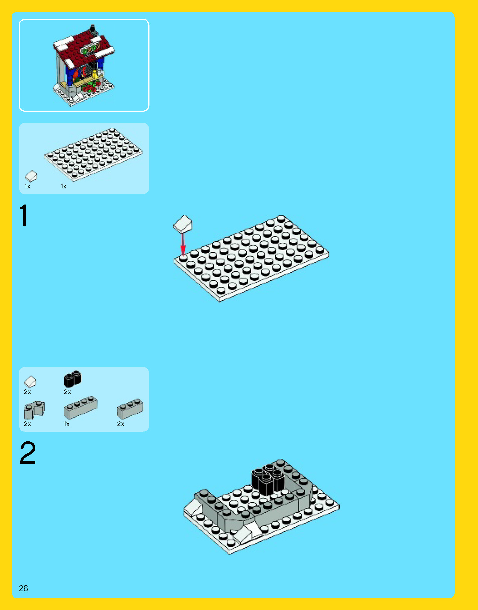 TwindBricks3D - 10235 Winter Village Market 3D print model_49