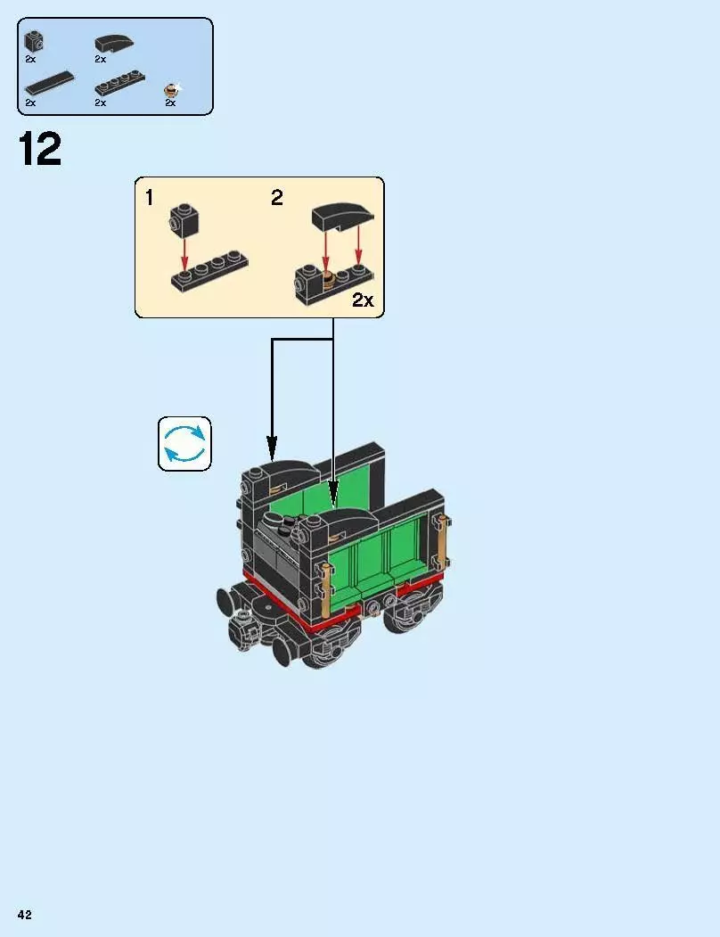 TwindBricks3D - 10254 Winter Holiday Train 3D print model_85