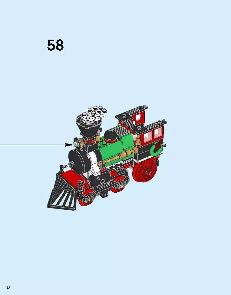 TwindBricks3D - 10254 Winter Holiday Train 3D print model_74