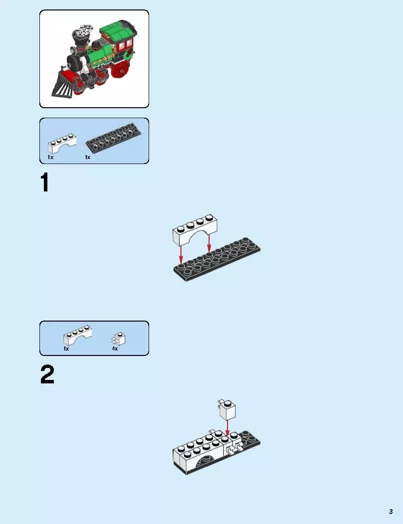 TwindBricks3D - 10254 Winter Holiday Train 3D print model_48
