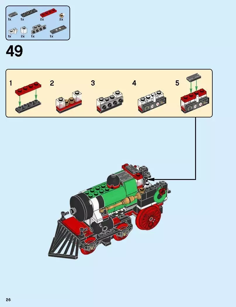 TwindBricks3D - 10254 Winter Holiday Train 3D print model_90