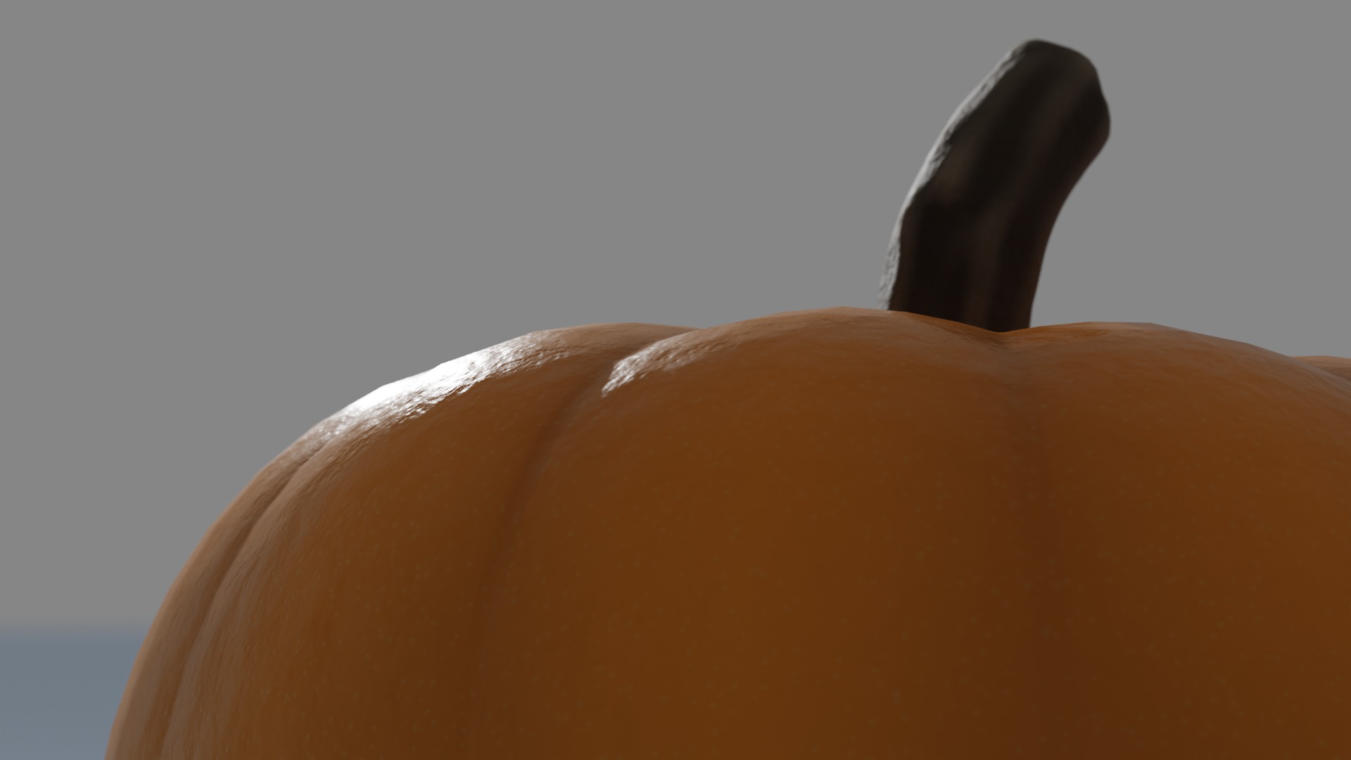 A Pumpkin Low-poly 3D model_1