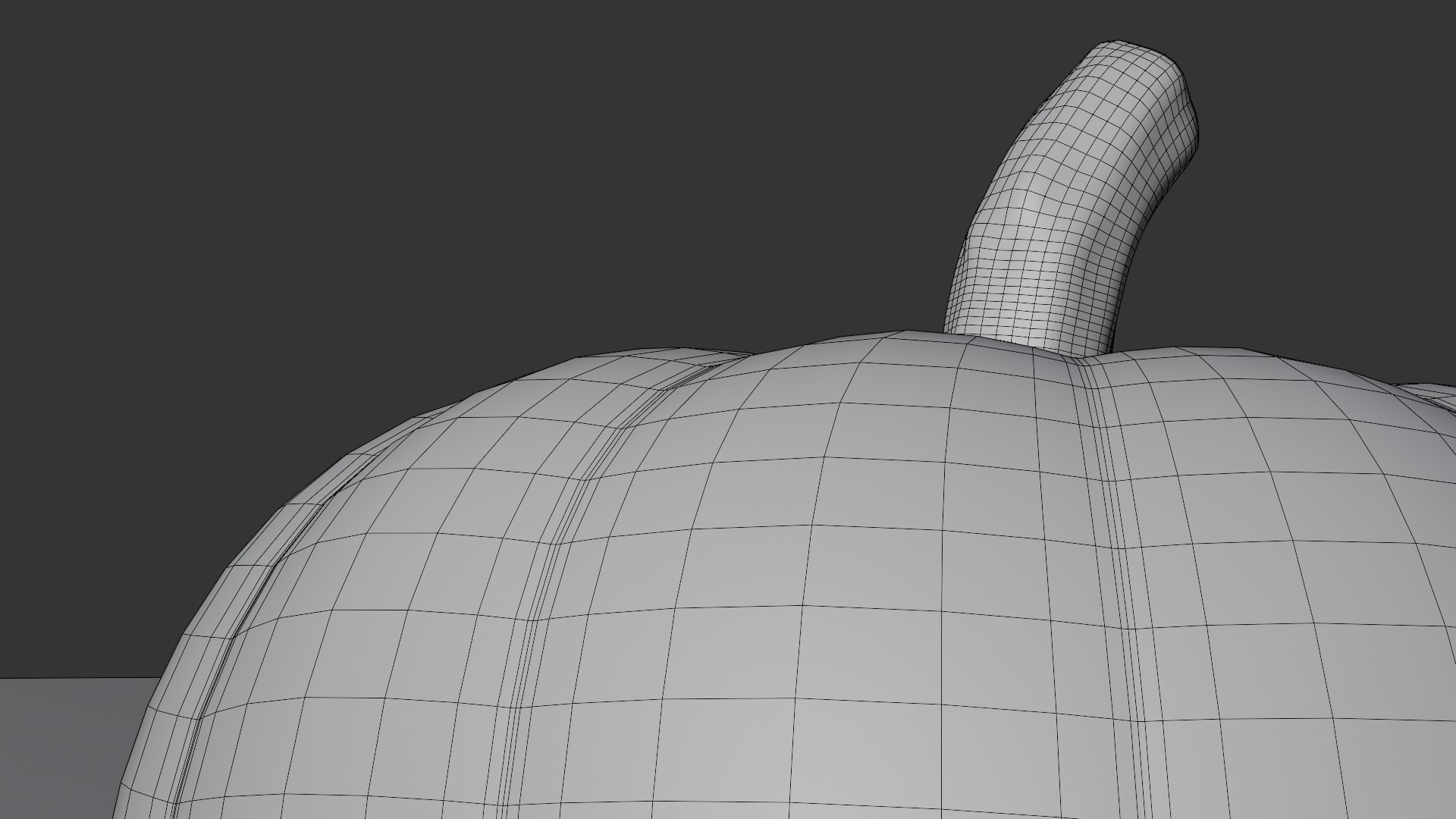 A Pumpkin Low-poly 3D model_10